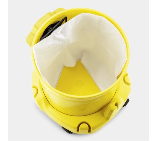 Пылесос хозяйственный KARCHER WD 2 Plus, мусоросборник 12 л, мощность 1000 Вт, желтый, 1.628-000.0