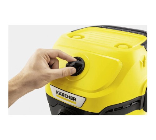 Пылесос хозяйственный KARCHER WD 3 S, мусоросборник 17 л, мощность 1000 Вт, желтый, 1.628-135.0