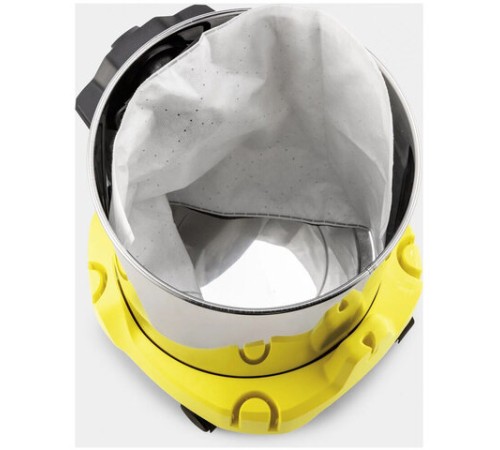 Пылесос хозяйственный KARCHER WD 3 S, мусоросборник 17 л, мощность 1000 Вт, желтый, 1.628-135.0