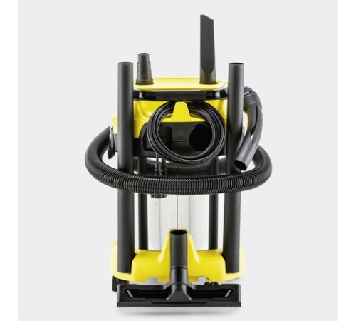 Пылесос хозяйственный KARCHER WD 3 PS, мусоросборник 17 л, мощность 1000 Вт, желтый, 1.628-190.0