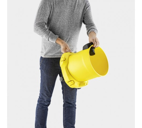 Пылесос хозяйственный KARCHER WD 3 P, мусоросборник 17 л, мощность 1000 Вт, желтый, 1.628-170.0