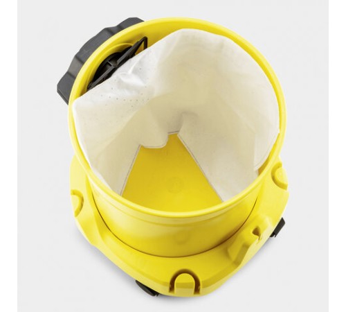 Пылесос хозяйственный KARCHER WD 3 P, мусоросборник 17 л, мощность 1000 Вт, желтый, 1.628-170.0