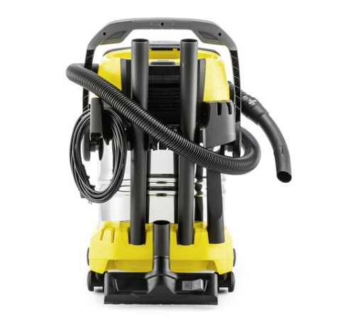 Пылесос хозяйственный KARCHER WD 5 S, мусоросборник 25 л, мощность 1100 Вт, желтый, 1.628-350.0