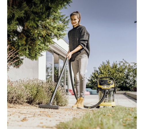 Пылесос хозяйственный KARCHER WD 5 S, мусоросборник 25 л, мощность 1100 Вт, желтый, 1.628-350.0