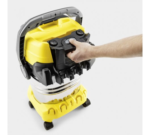 Пылесос хозяйственный KARCHER WD 6 PS, мусоросборник 30 л, мощность 1300 Вт, желтый, 1.628-360.0