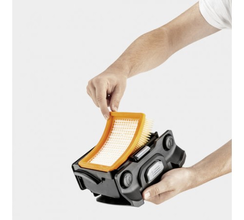 Пылесос хозяйственный KARCHER WD 6 PS, мусоросборник 30 л, мощность 1300 Вт, желтый, 1.628-360.0