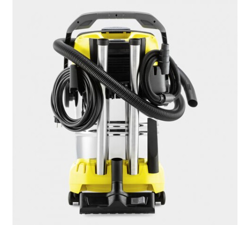 Пылесос хозяйственный KARCHER WD 6 PS, мусоросборник 30 л, мощность 1300 Вт, желтый, 1.628-360.0
