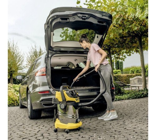 Пылесос хозяйственный KARCHER WD 6 PS, мусоросборник 30 л, мощность 1300 Вт, желтый, 1.628-360.0