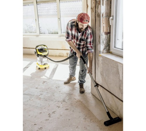 Пылесос хозяйственный KARCHER WD 6 PS, мусоросборник 30 л, мощность 1300 Вт, желтый, 1.628-360.0