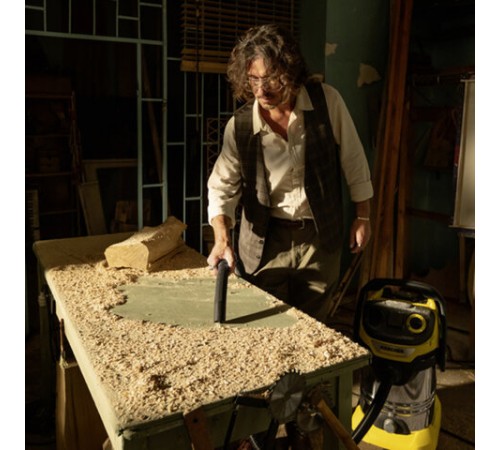 Пылесос хозяйственный KARCHER WD 6 PS, мусоросборник 30 л, мощность 1300 Вт, желтый, 1.628-360.0