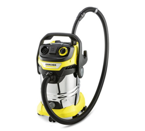 Пылесос хозяйственный KARCHER WD 6 PS, мусоросборник 30 л, мощность 1300 Вт, желтый, 1.628-360.0