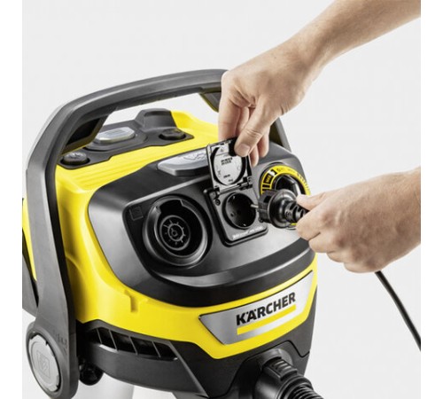 Пылесос хозяйственный KARCHER WD 6 PS, мусоросборник 30 л, мощность 1300 Вт, желтый, 1.628-360.0