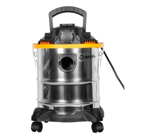 Пылесос хозяйственный ВИХРЬ СП-1500/20 1500 Вт, сухая/влажная уборка, сила всасывания 300 Вт, бак 20 л, 72/19/1