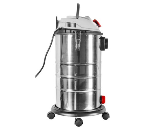 Пылесос хозяйственный РЕСАНТА ПС-1500/30, 1500 Вт, сухая/влажная уборка, сила всасывания 300 Вт, бак 30 л, 75/19/2