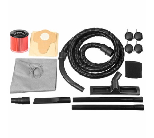 Пылесос хозяйственный ЗУБР ПУ-20-1400, 1400 Вт, сухая/влажная уборка, сила всасывания 300 Вт, бак 20 л, ПУ-20-1400 М3