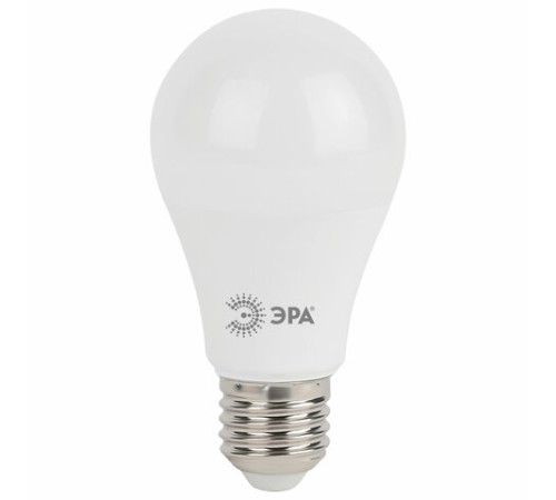 Лампа светодиодная ЭРА STD, 15 (130) Вт, цоколь E27, груша, холодный белый свет, 35000 ч., LED A60-15W-860-E27, Б0031396
