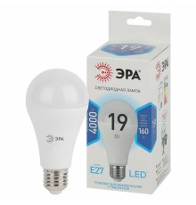 Лампа светодиодная ЭРА STD, 19 (160) Вт, цоколь E27, груша, нейтральный белый свет, 35000 ч., LED A65-19W-840-E27, Б0031703