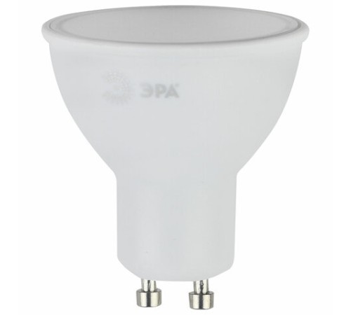 Лампа светодиодная ЭРА STD, 12 (110) Вт, цоколь GU10, софит, теплый белый свет, 35000 ч., LED MR16-12W-827-GU10, Б0040889