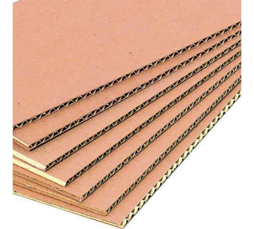 Гофрокартон листовой 1200х800 мм, марка Т22, профиль В, 503213