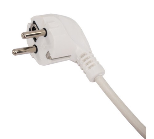 Сетевой фильтр СУ10-005 5 розеток, с заземлением, выключатель, 16 А, 3 м, белый, 7044