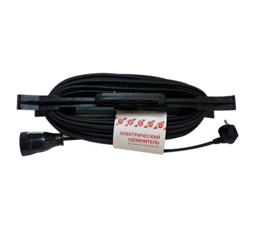 Удлинитель на рамке РС16, 1 розетка без заземления, КГ 2x1,5 мм2, 20 м, 16 А, медь, морозостойкий, 153