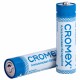 Батарейки алкалиновые "пальчиковые" КОМПЛЕКТ 4 шт., CROMEX (КРОМЕКС) Alkaline, AA (LR6, 15A), блистер, 457130