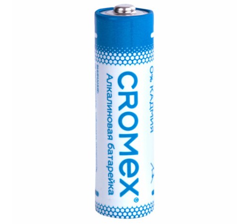 Батарейки алкалиновые "пальчиковые" КОМПЛЕКТ 4 шт., CROMEX (КРОМЕКС) Alkaline, AA (LR6, 15A), блистер, 457130 Батарейки алкалиновые "пальчиковые" КОМПЛЕКТ 4 шт., CROMEX (КРОМЕКС) Alkaline, AA (LR6, 15A), блистер, 457130