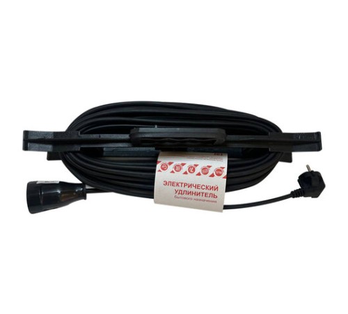 Удлинитель на рамке РС16, 1 розетка без заземления, КГ 2x1,5мм2, 10 м, 16 А, медь, морозостойкий, 151