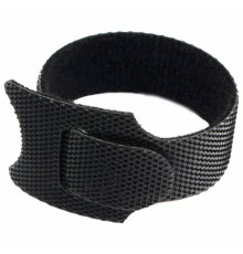 Хомуты-липучки 125x11 мм, на основе ленты Velcro, CABLEXPERT, черные (12 шт.), VT-125x11BK