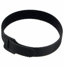 Хомуты-липучки 200x11 мм на основе ленты Velcro, CABLEXPERT, черные (12 шт.), VT-200x11BK