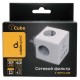 Сетевой фильтр CABLEXPERT Cube, 4 розетки, 16 А, 1 x Type-C PD, 3 х USB, белый, CUBE-4-СU3-W