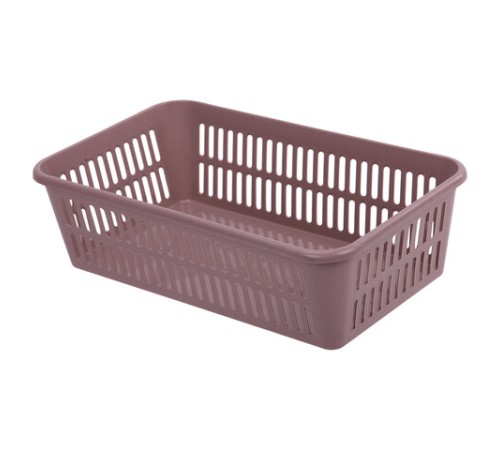 Корзинка 2 литра универсальная, 7,2х25х15 см, для хранения, пластик, ассорти, 331, 433310065