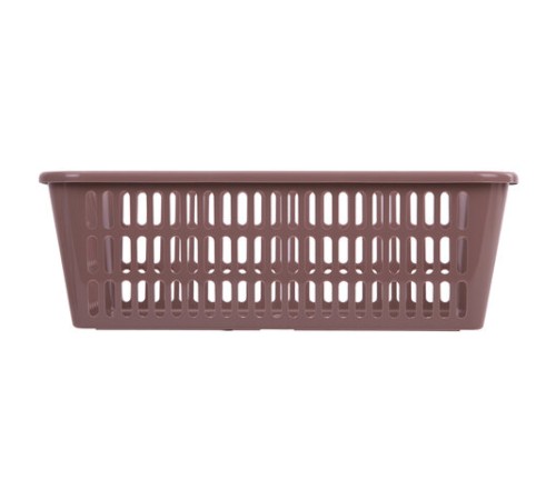 Корзинка 4 литра универсальная, 9,5х30х19,5 см, для хранения, пластик, ассорти, 332, 433320065