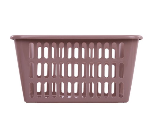 Корзинка 8 литров универсальная, 12,5х25х36 см, для хранения, пластик, ассорти, 333, 433330065