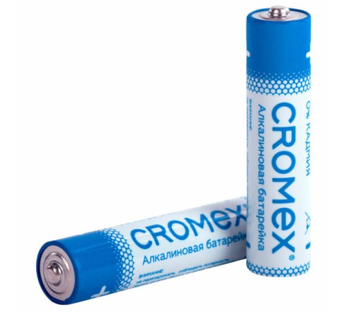 Батарейки алкалиновые "мизинчиковые" КОМПЛЕКТ 4 шт., CROMEX (КРОМЕКС) Alkaline, AAA (LR03, 24А), блистер, 457131 Батарейки алкалиновые "мизинчиковые" КОМПЛЕКТ 4 шт., CROMEX (КРОМЕКС) Alkaline, AAA (LR03, 24А), блистер, 457131