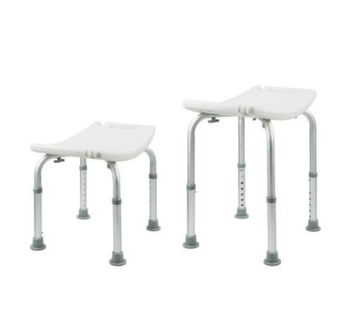 Стул сиденье прямоугольный ТИТАН для купания в душе / ванной, регулировка высоты ножек под любой рост, BRABIX, 532620