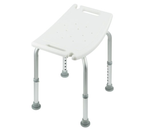 Стул сиденье прямоугольный ТИТАН для купания в душе / ванной, регулировка высоты ножек под любой рост, BRABIX, 532620
