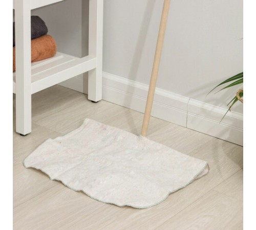 Швабра для пола деревянная, длина черенка 120 см, рабочая часть 35 см