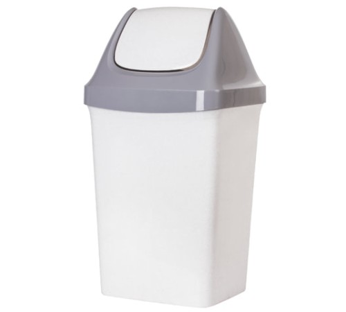 Ведро мусорное с КРЫШКОЙ (качающейся) 50 литров,