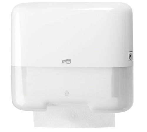 Диспенсер для полотенец TORK (Система H3) Elevation, mini, V-сложения, белый, 553100