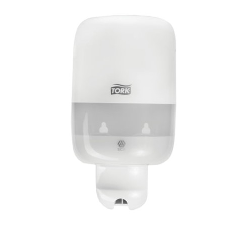 Дозатор для жидкого мыла TORK (Система S2) Elevation, 0,5 л, mini, белый, 561000
