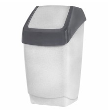 Ведро мусорное с КРЫШКОЙ (качающейся) 25 литров,