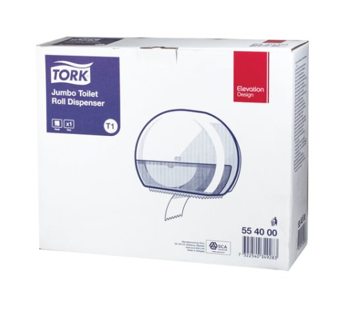 Диспенсер для туалетной бумаги TORK (Система T1) Elevation, белый, 554000
