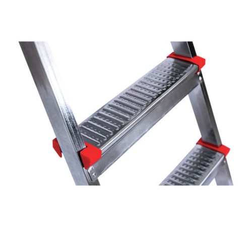 Стремянка стальная 10 ступеней, верхняя площадка 2,26 м, до 150 кг, облегченная, вес 13 кг, UFUK, ТУ 24/KRM610