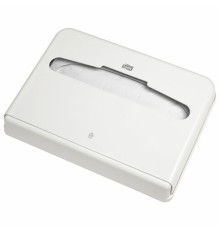 Диспенсер для покрытий на унитаз TORK (Система V1), покрытия 1/2 сложения, белый, 344080