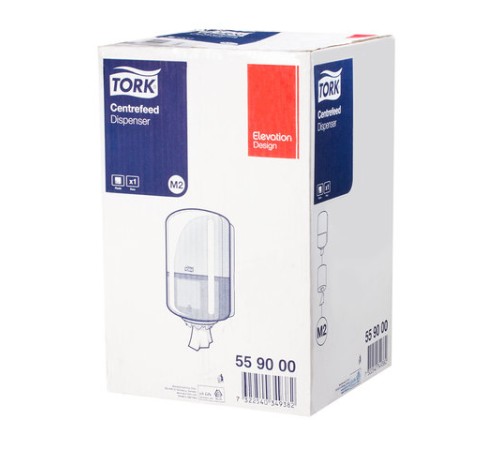 Диспенсер для полотенец TORK (Система M2) Elevation, с центральной вытяжкой, белый, 559000