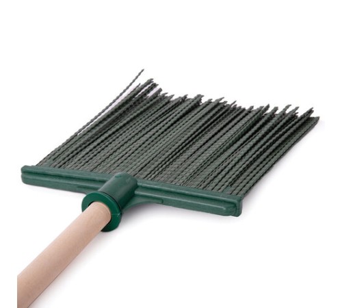 Метла синтетическая плоская 25х22 см, с черенком 120 см, еврорезьба, № 3, LAIMA EXPERT, 600385