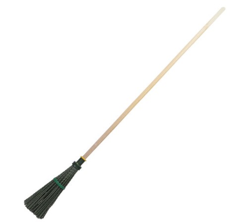 Метла синтетическая круглая 32х11 см, с черенком 120 см, еврорезьба, № 6, LAIMA EXPERT, 600386