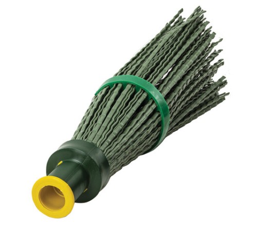 Метла синтетическая круглая 32х11 см, с черенком 120 см, еврорезьба, № 6, LAIMA EXPERT, 600386