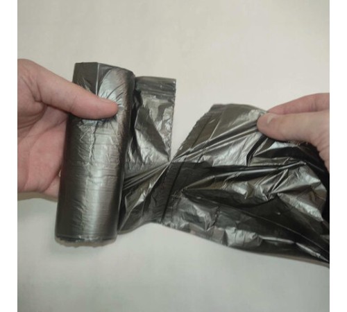 Мешки для мусора, 30 л, черные, в рулоне 20 шт., ПНД, 10 мкм, 50х60 см, прочные, КОНЦЕПЦИЯ БЫТА 